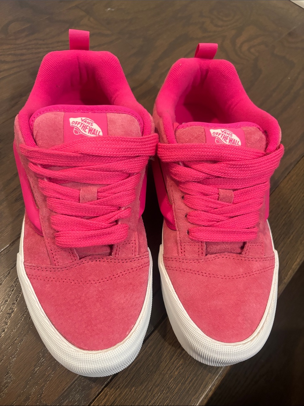 Vans Kru Skool- Hot Pink Low-Top Women's Skate Sneakers